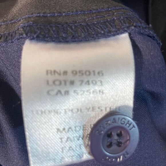 Straight Down‎ Golf Shorts Mens 38 Navy Blue Flat Front Preppy Resortwear Casual - Picture 6 of 11